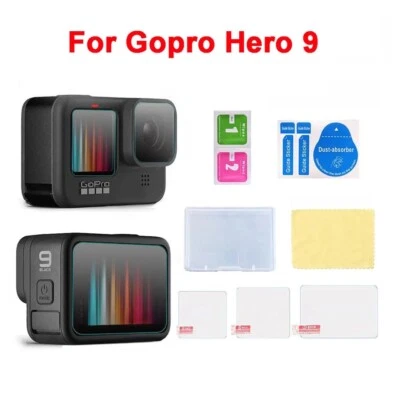 Displayschutz Panzerfolie Schutzglas für GoPro Hero 9, 10, 11 Gehärtete Glas