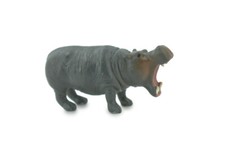 Hippo, Hippopotamus, Rubber, Realistic Figure Model Replica Toy 2" CH724 BB176