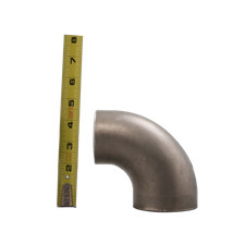CXRacing 3"-2.5" O.D. Cast 304 Stainless Steel 90 Degree Reducer Elbow Pipe Tube