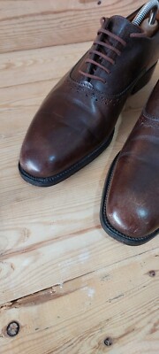 Jm Weston Shoes 470 Richelieu Size 7D US Special Order Shoe Street Black JM Weston Shoes 470 Richelieu Size 7d US Special Order Shoe  main image 4