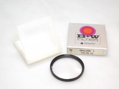 B+W Nahlinse 1 Close Up 52mm Filter NEU / NEW