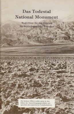 Das Todestal National Monument. Begleittext für das Museum für deutschsprachige