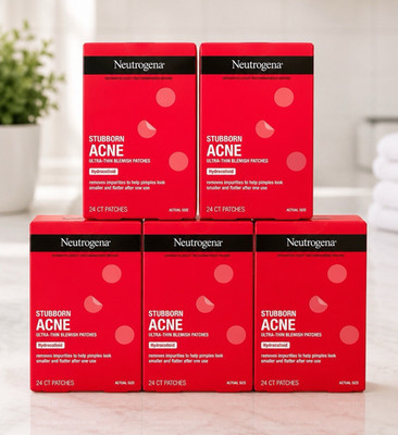 Neutrogena Stubborn Acne Patches 5 Pack (120 Patches Total)  