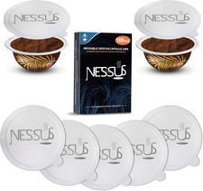 100 PCS Original Aluminum Foil Lids from Vertuo Reusable Pods Kit