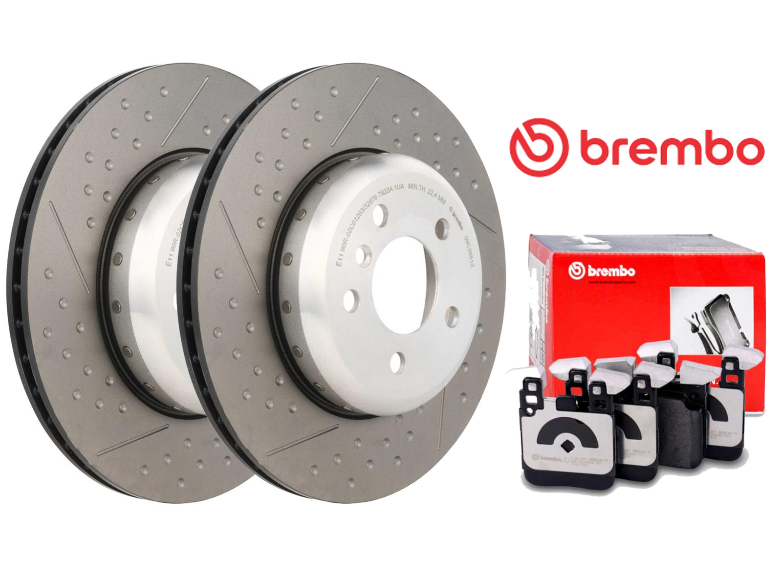 2x Brake Discs Pair Vented fits BMW 316D F30, F31 2.0D Rear 12 to 19 345mm Set - Image 30