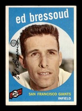 1959 Topps #19 Ed Bressoud San Francisco Giants EXMT KC10009078