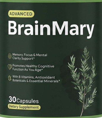 Brain Mary Mind Memory & Cognitive Advanced Support 30 Capsules BrainMary