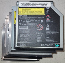 Lot of 7 Laptop Optical Drives CD-RW DVD-ROM IBM Lenovo HP Samsung HL Storage