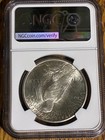 1925 Silver Peace Dollar NGC MS63 Silver $1 — photo 2