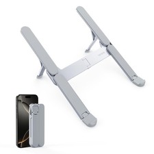 Ultra Compact Foldable Laptop Stand - Portable Laptop Holder for Desk  Trave...