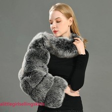 Womens Fluffy Faux Fur Shawl Warm Coat Jacket Coat Parka Overcoat Outwear