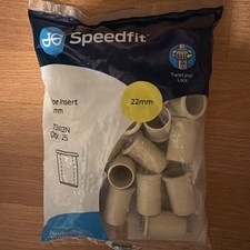 John Guest Speedfit Pipe Insert 22mm Tube Support TSM22N Pack of 25