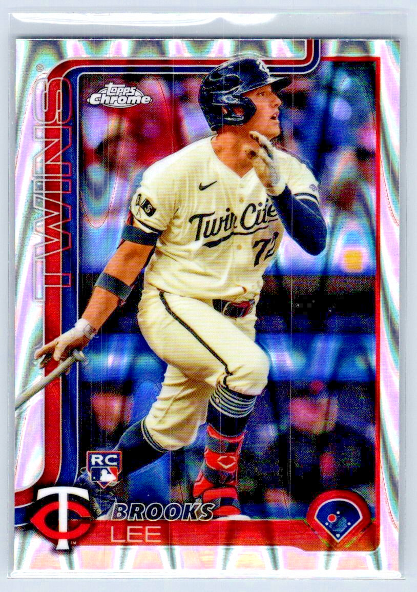 2025 Topps Chrome - Brooks Lee - RAYWAVE - Minnesota Twins - RC - #234