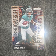 Panini 2025 Prizm Fireworks Travis Hunter #13 Jacksonville Jaguars Football Card