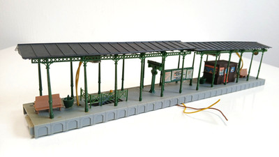 Kibri - Bahnsteig Dach Kiosk Treppe - H0 - Gebäude  Haus gebaut ---- DOL 1379
