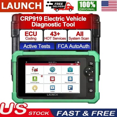 NEW LAUNCH X431 CRP919 EV Electric Car Diagnostic Tool Full System OBD2 Scanner*