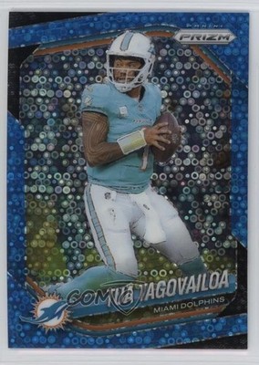 2025 Panini Prizm No Huddle Blue Prizm 65/125 Tua Tagovailoa #58 o8g
