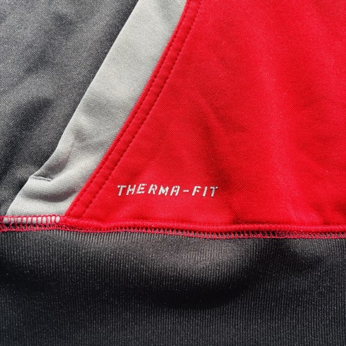 Jordan Therma-FIT Hoodie Youth M 10-12 schwarz rot Jumpman Pullover Sweatshirt - Bild 3 von 14