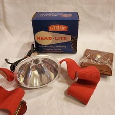 Eveready Head Lite No. 3452 Made In U.s.a. Vintage Headlamp Light Nos New In Box