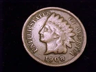 1908 Indian Head Cent, Very Good Grade.