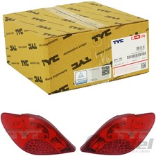 2x TYC HECKLEUCHTE RÜCKLEUCHTE LINKS/RECHTS passend für PEUGEOT 207/207+
