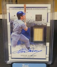 2025 Panini Impeccable Steve Garvey Lumber Signatures Auto Game Used /76 Dodgers