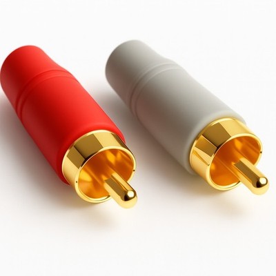 audioIN -tERM50- Abschluss-Cinchstecker 50 Ohm für analoge Eingänge - Paar