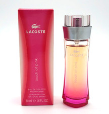 VINTAGE Lacoste Touch of Pink for Women 1.6oz EDT Spray NEW Rare DISCONTINUED
