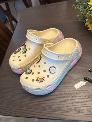 Crocs Classic Crush Spring Break Clog Women's Size 9 NWT