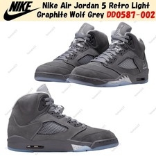 Nike Air Jordan 5 Retro Light Graphite Wolf Grey DD0587-002 Men's Size