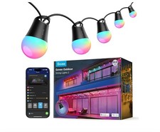 Govee Smart Outdoor String Lights 2, 144ft Outdoor Lights with Dimmable Warm Whi