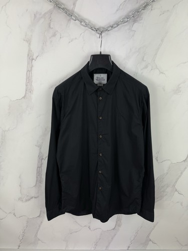 Vivienne Westwood London Black Shirt Classic Elegance Size XL