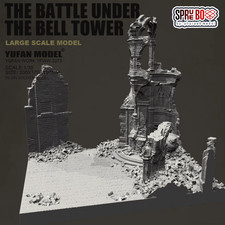 YUFAN MODEL - 1/35 Bell Tower battle super detail diorama base- resin material