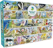 BNIB GIBSONS BIRDSONG AND BLUEBELLS BY VAL GOLDFINCH 1000 PIECE PUZZLE