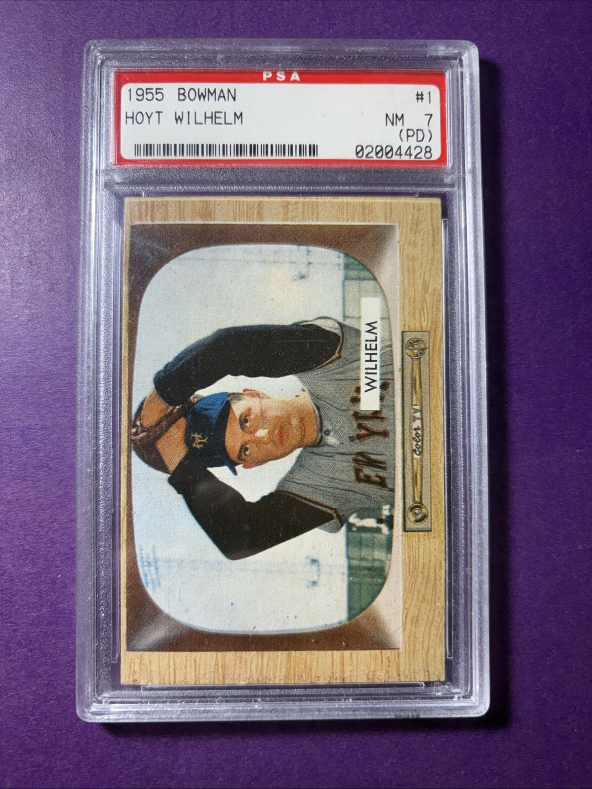 1955 Bowman - Hoyt Wilhelm #1 PSA 7
