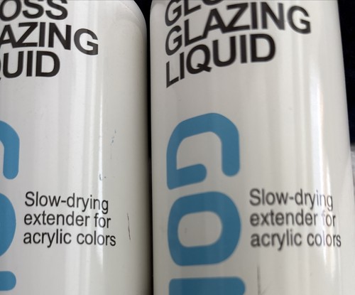 16 Oz Golden Acrylic Gloss Glazing Liquid 2 New Bottles Incl - Bild 4 von 5