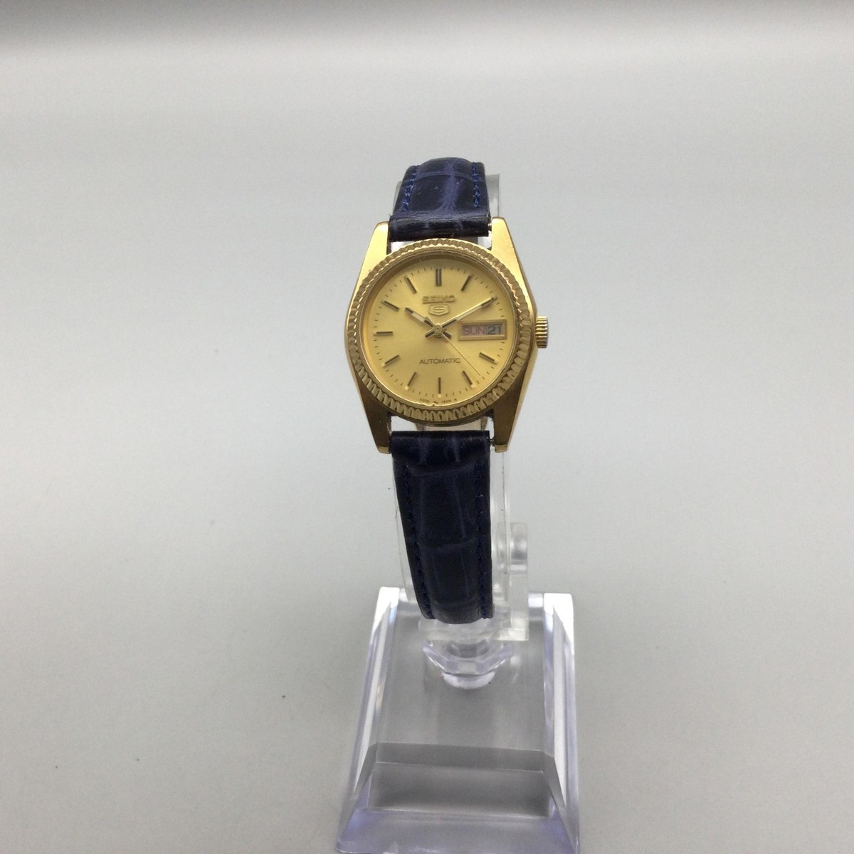 Vintage Seiko 5 Womens Watch 24mm Automatic 4206-0510 NOT RUNNING