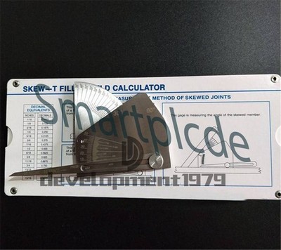 1PCS NEW SKEW-T FILLET WELD GAUGE WELDING INSPECTION GAGE *kk