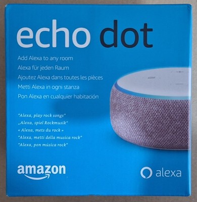 Amazon Echo Dot (3. Generation) lila Kundenrücknahme B-Ware Defekt