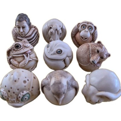 9 Roly Poly Harmony Kingdom Figurines