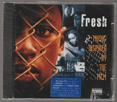FRESH soundtrack cd NEW Sealed 078636647821 Wu-Tang Clan WHODINI Raekwon Genius+