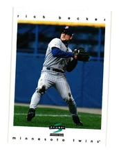 1997 Score #417 Rich Becker Minnesota Twins
