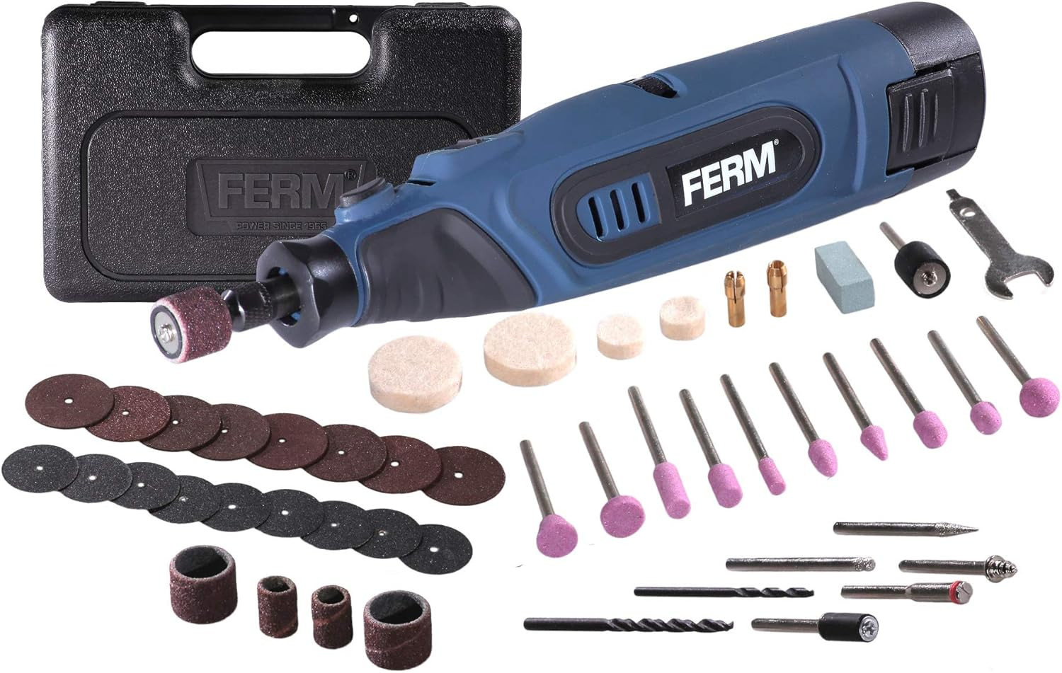 Utensile Rotante Multifunzione a Batteria Ioni Di Litio 12V - 1.5Ah. Include Car