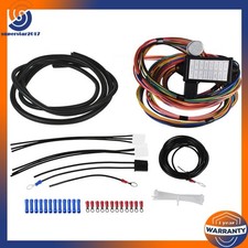 14 Circuit Fuse Universal Wire Harness Kit For 12v Street Hot Rat Muscle Rod Car 14 Circuit Fuse Universal Wire Harness Kit For 12v Street Hot Rat Muscle Rod Car