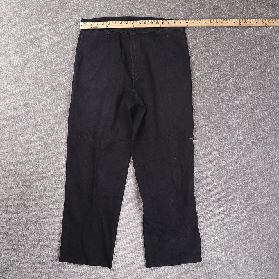 Pantalones chinos vintage Dickies Workwear 36x32 negros Foto 3 de 4