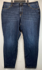 Ava  Viv Jeans - Womens Size 24 - Blue - High Rise Skinny - Ankle 3797 