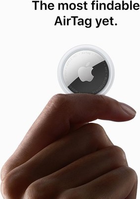 Apple AirTag (2nd Generation): Tracker for Keychain, Wallet, and More