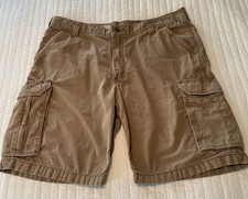 Carhartt Men  s Force Relaxed Fit Ripstop Cargo Workwear Shorts Sz 40 Khaki READ