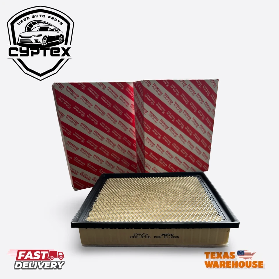 Filtro de aire Toyota Tacoma va de 2016 a 2023 OEM 17801-0P100 CANTIDAD # 2 Foto 2 de 4