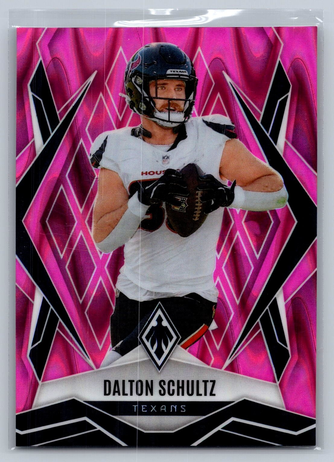 Dalton Schultz 2025 Panini Phoenix #23 Pink Seismic Prizm #/75
